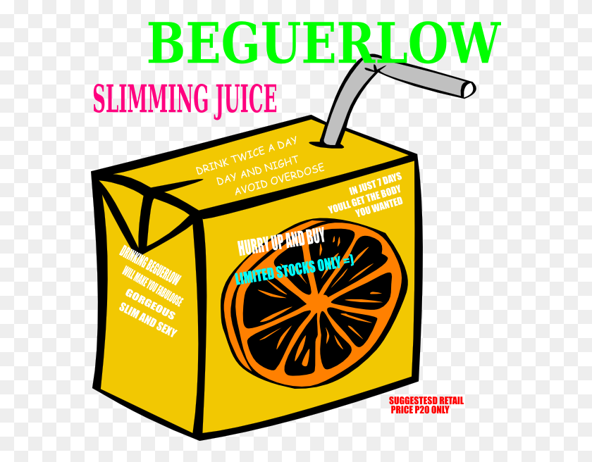 582x596 Slimming Juice Clip Art - Hurry Clipart