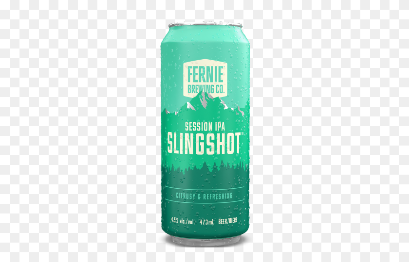 480x480 Slingshot Session Ipa Fernie Brewing Company - Beer Can PNG