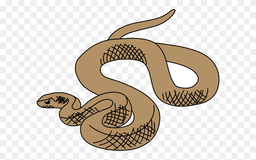 600x464 Slithering Snake Art Png, Clip Art For Web - Serpent Clipart