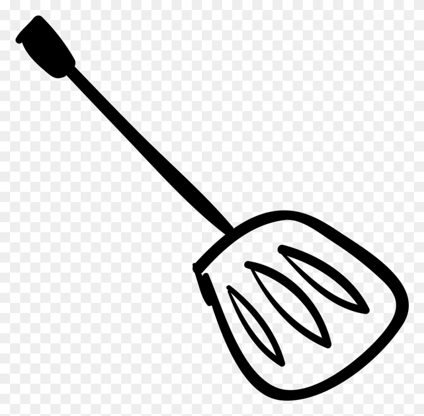 981x962 Slotted Turner Hand Drawn Kitchen Utensil Png Icon Free - Hand Drawing PNG