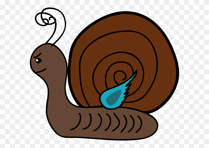 600x536 Slug Snail Clip Art - Slug Clipart