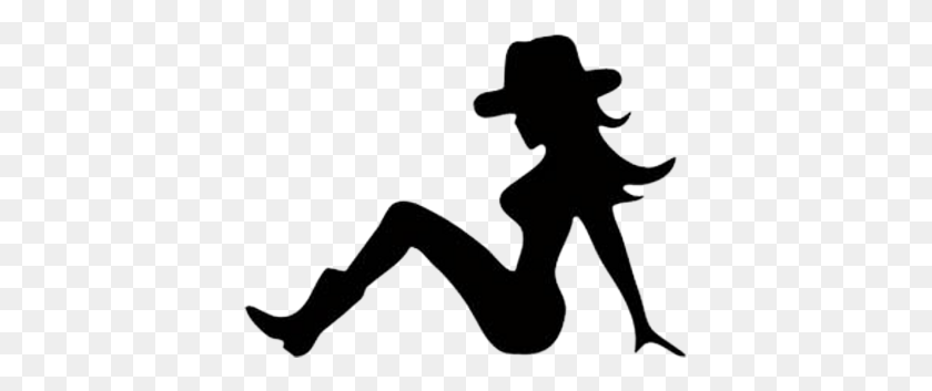 400x293 Slutty Cowgirl Silhouette Png Gif Clipart - Cowboy And Cowgirl Clipart