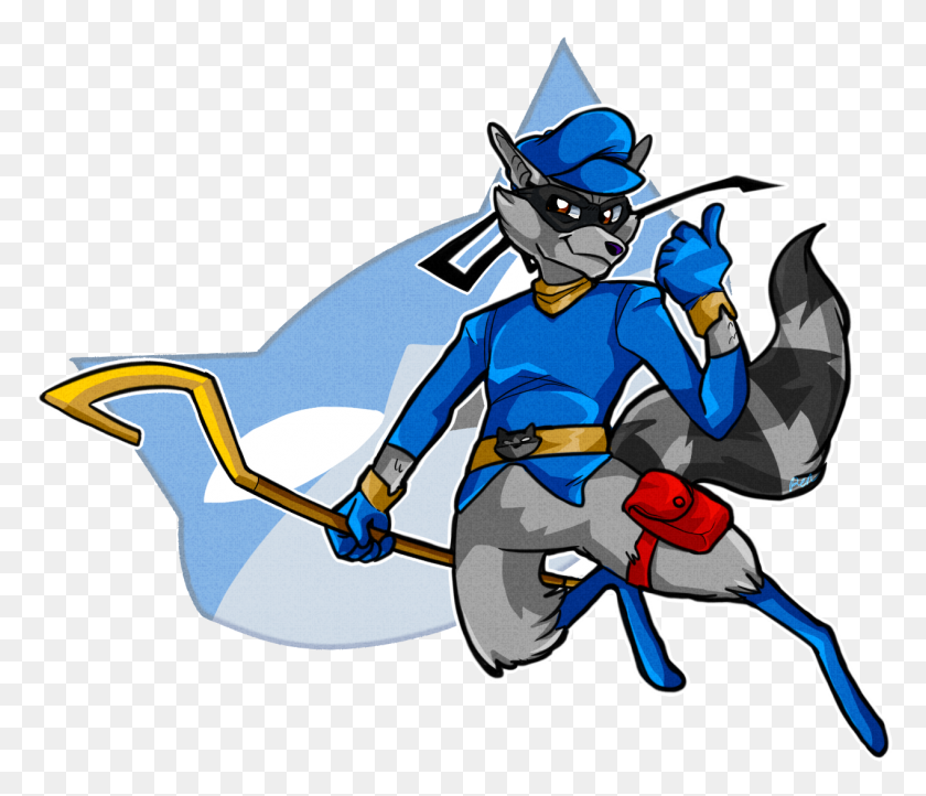 1270x1079 Sly Cooper - Sly Cooper Png