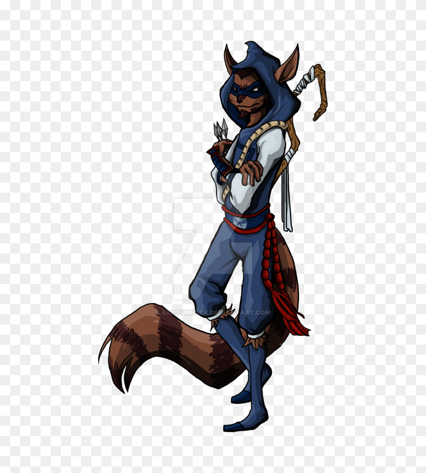 600x873 Sly Cooper Favourites - Sly Cooper PNG