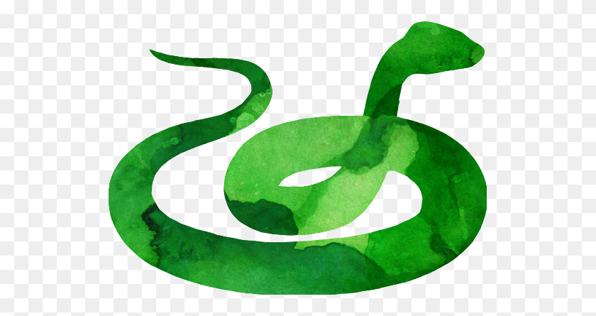 533x385 Slytherin Watercolor Knightbus Harrypotter Snake Green - Slytherin PNG