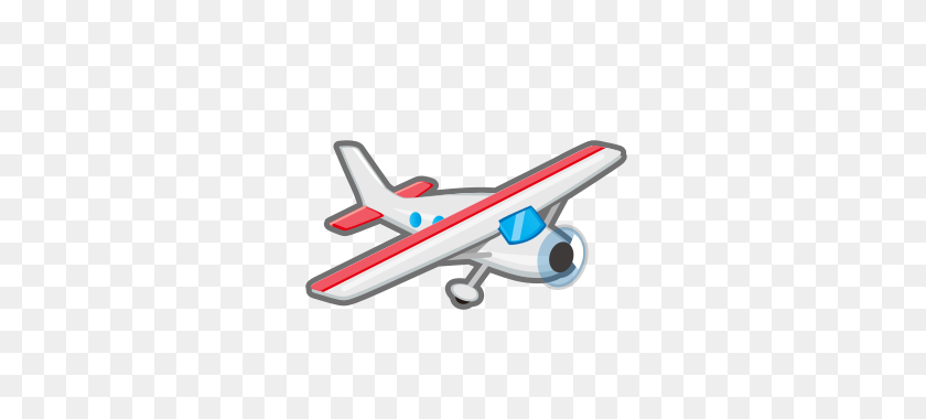 320x320 Маленький Самолетик Emojidex - Самолет Emoji Png