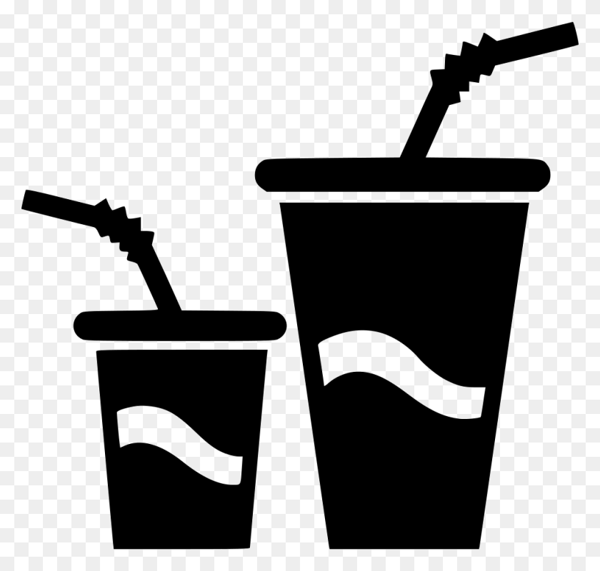 980x930 Small Big Paper Cups Drink Water Soda Png Icon Free Download - Soda Cup PNG