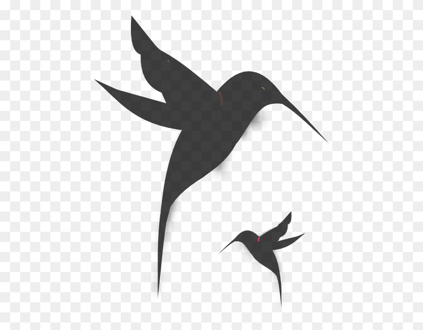 468x595 Small Black And White Hummingbird Tattoos Black Hummingbird - Migration Clipart