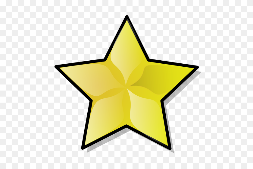 500x500 Small Black Star Clip Art - Sea Star Clipart