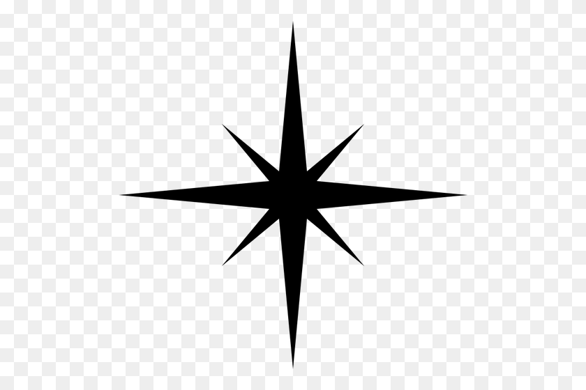 500x500 Small Black Star Clip Art - Small Star Clipart