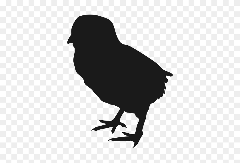 512x512 Small Chicken Silhouette - Chicken Silhouette PNG