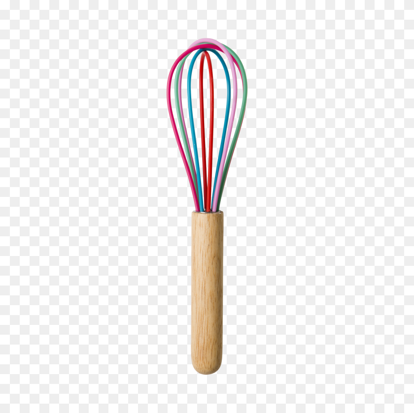 2000x2000 Small Colourful Whisk Silicone And Wooden Handle Rice Dk - Whisk PNG