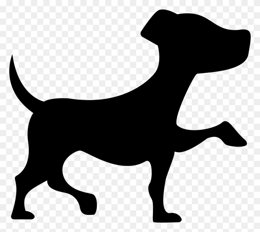 980x868 Маленькая Собака С Одной Лапой Впереди Png Значок Скачать Бесплатно - Иконка Собака Png