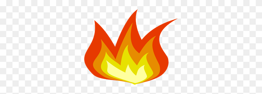 300x244 Small Flame Png Clip Arts For Web - Fire Flame PNG