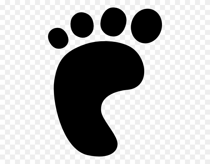 456x598 Small Footprint Clip Art - Animal Tracks Clipart