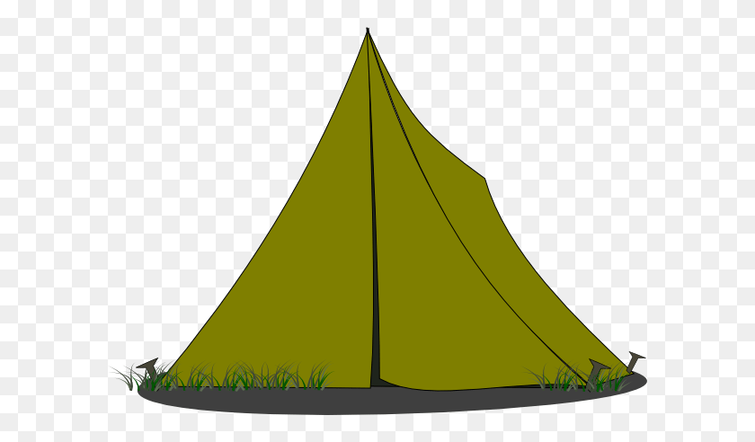 600x432 Small Green Camping Tent Clipart Transparent Png - Tent PNG