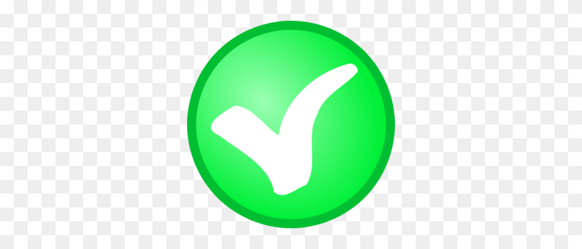 300x300 Small Green Check Mark Png, Clip Art For Web - Green Check PNG