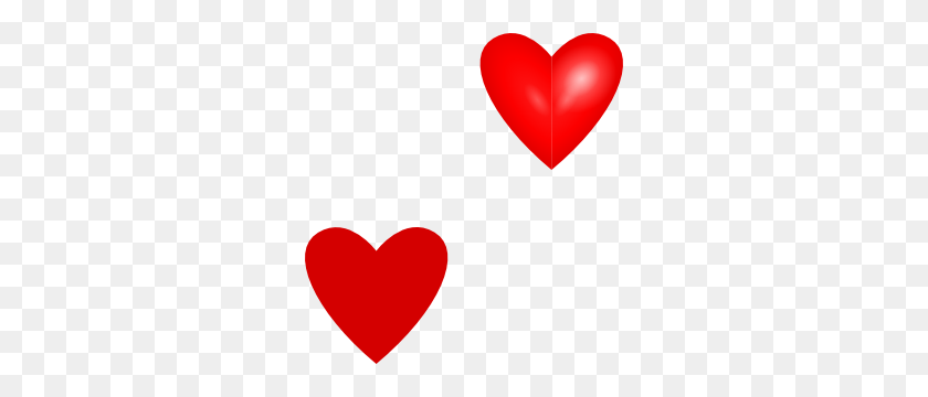 288x300 Small Heart Clipart - Interlocking Hearts Clipart