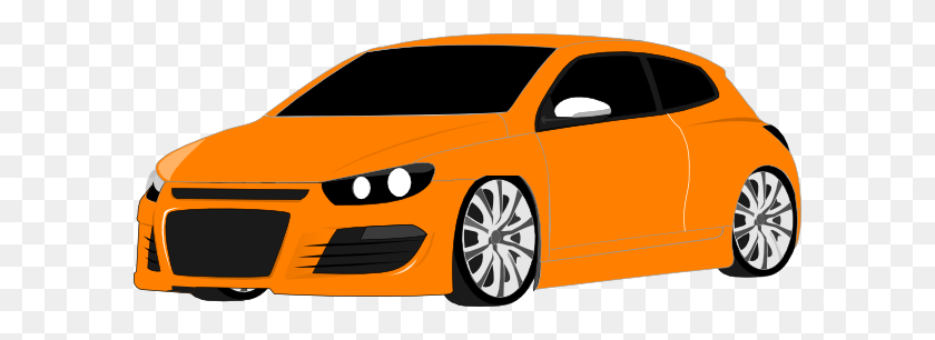 600x246 Коллекция Маленьких Оранжевых Машинок - Маленькие Машинки Клипарт