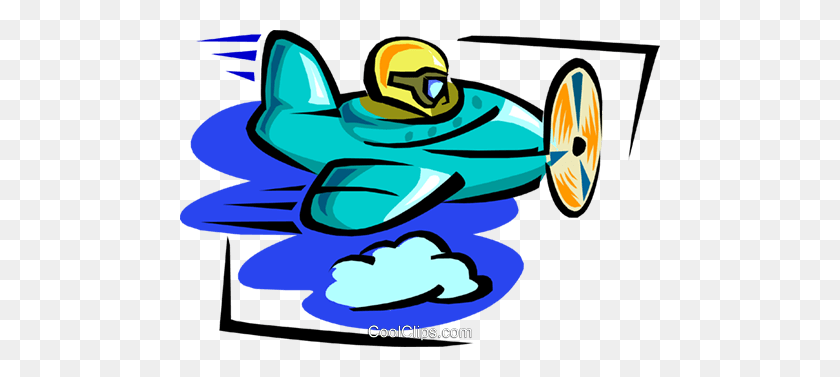 480x317 Small Plane Royalty Free Vector Clip Art Illustration - Small Plane Clipart