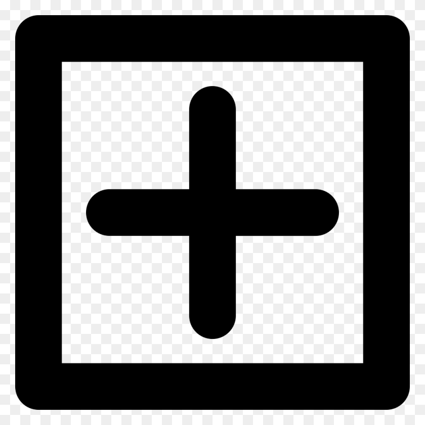980x980 Small Square With Plus Sign Png Icon Free Download - Plus Sign PNG