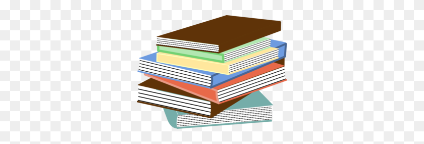298x225 Small Stack Of Books Clip Art - Stack Of Papers Clipart