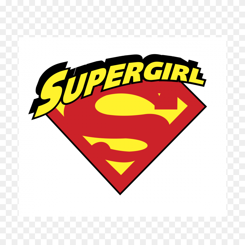 2400x2400 Маленькая Суперженщина Логотип Супергёрл Утюг На Патче Аппликация - Суперженщина Клипарт