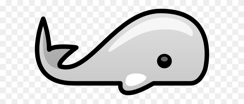 600x297 Small Whale Clip Art Free Vector - Whale Clipart PNG
