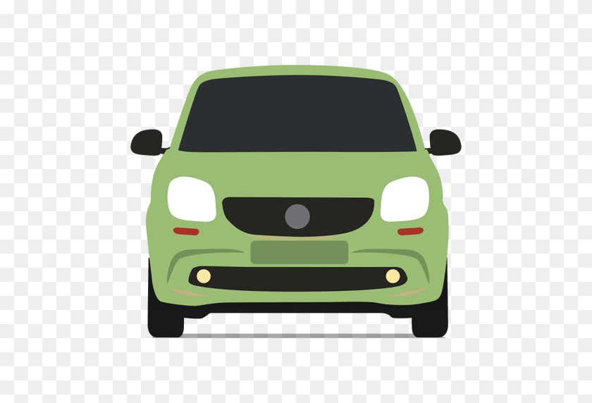 512x512 Smart Car Front View - Car Front PNG