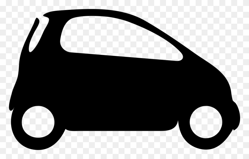 980x600 Smart Car Png Icon Free Download - Black Car PNG