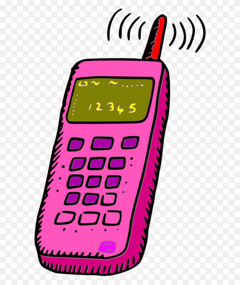 600x938 Smart Phone Clip Art - Be Prepared Clipart