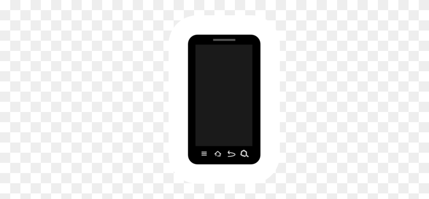 256x331 Smart Phone Clipart - Communication Clipart