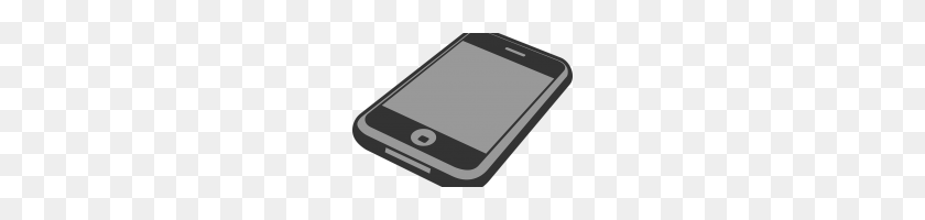200x140 Смартфон Клипарт Apple Phone Cell Бесплатная Векторная Графика - Телефонный Клипарт
