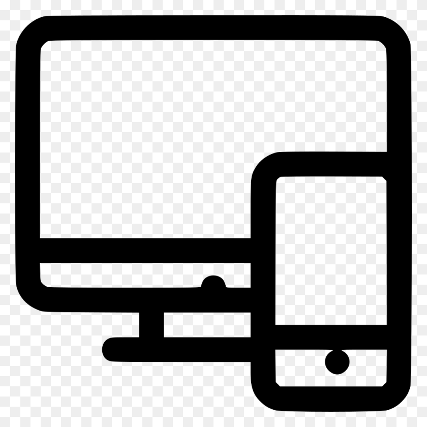 980x980 Smart Phone Computer Screen Png Icon Free Download - Computer Screen PNG