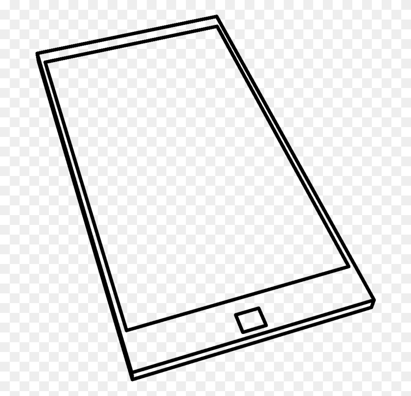 696x750 Smartphone Drawing Line Art Animation Computer Icons Free - Usa Flag Clipart Black And White