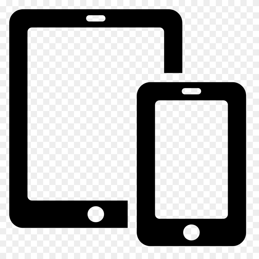 1600x1600 Smartphone Icono De La Tableta - Icono De Smartphone Png