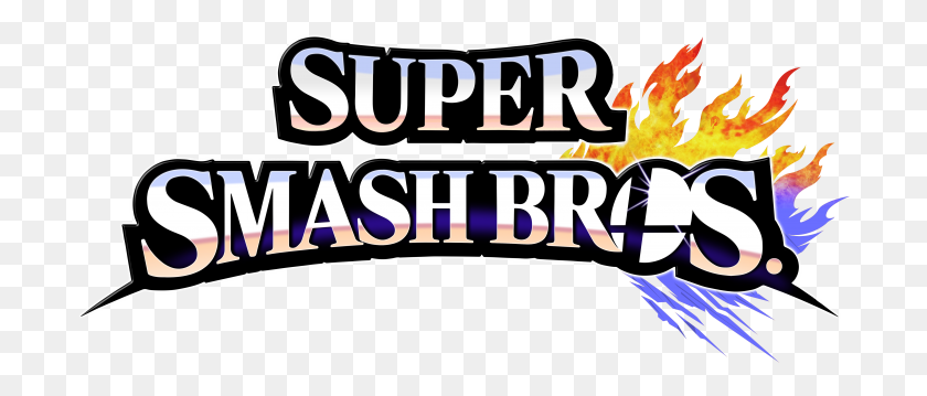 700x299 Логотип Smash Brother's Logo Super Smash Bros Вселенная Вуд - Логотип Марио Png