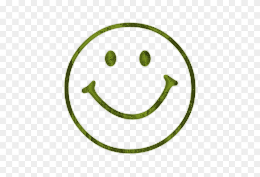 512x512 Smile Clip Art Green Grunge - Good Job Clipart Free