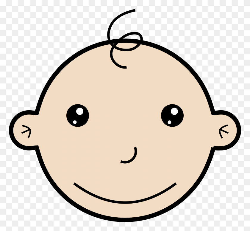2400x2200 Smile Clipart Baby Smile - Baby Clipart Free