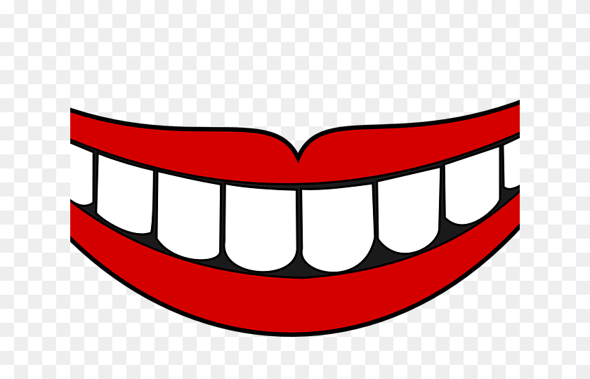 640x480 Smile Clipart White Tooth - Teeth Smile Clipart