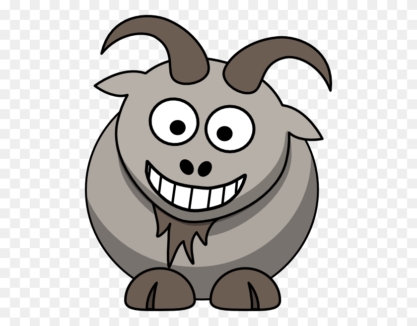 498x597 Smile Goat Png Clip Arts For Web - Goat Clipart PNG