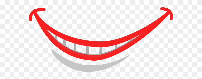 600x270 Smile Mouth Teeth Clip Art At Clipartimage - Big Mouth Clipart