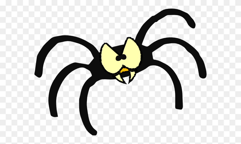 600x445 Smiley Clipart Spider - Cute Spider Clipart