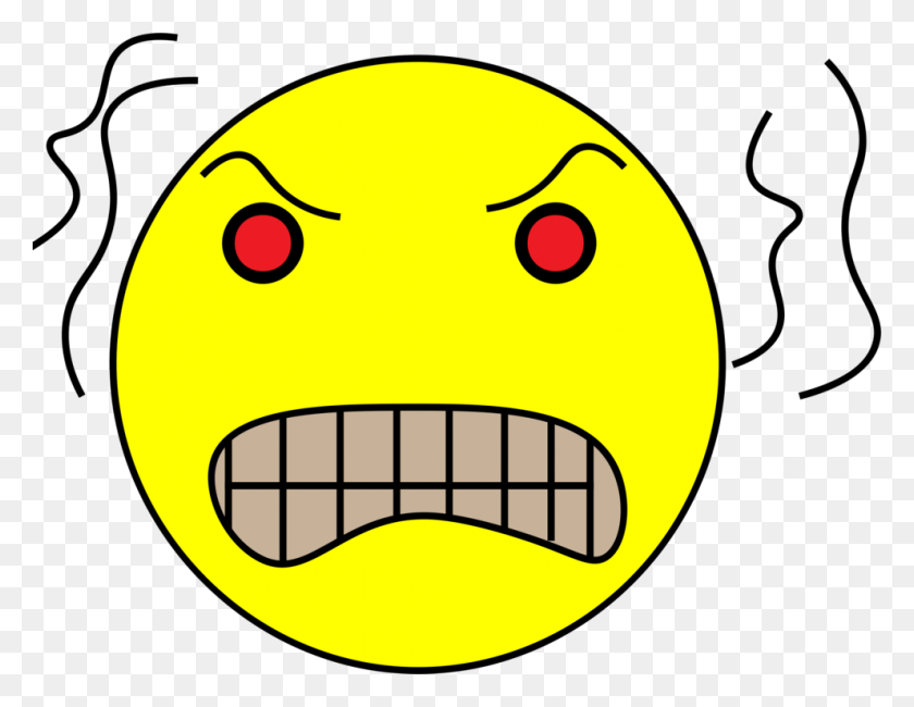 991x750 Smiley Emoticon Drawing Computer Icons Face - Angry Face PNG