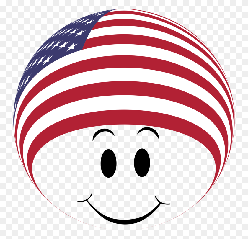 751x750 Smiley Emoticon Emoji United States Of America - Free Emoji Clipart
