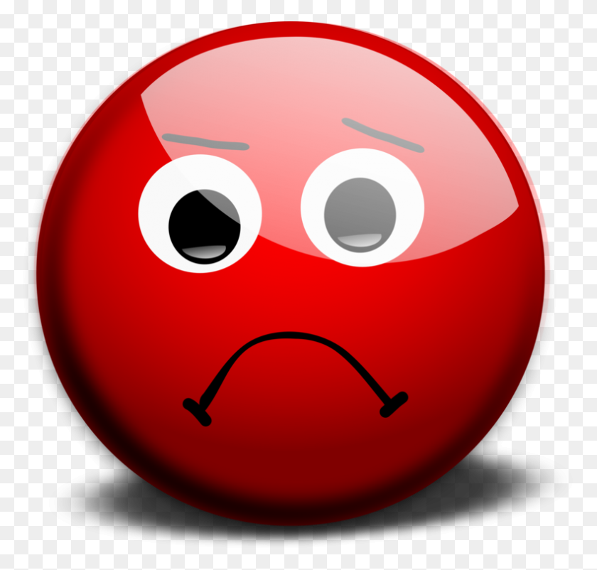 788x750 Smiley Emoticon Face Emoji - Sad Face Clipart Transparent