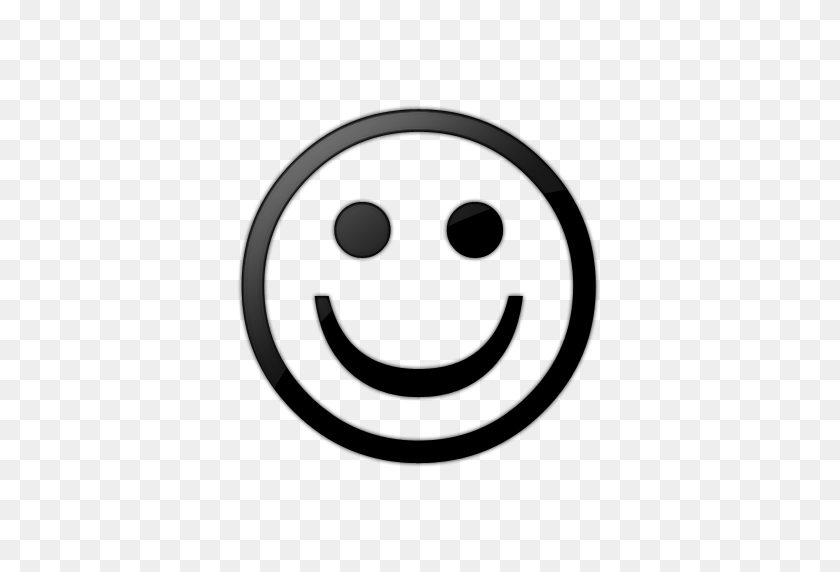 512x512 Smiley Face Black And White Smiley Face Black And White Laughing - Smiley Face Clip Art