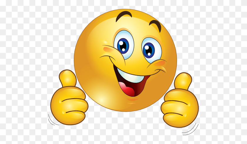 512x430 Smiley Face Clip Art Thumbs Up Free Clipart Images Akhil Viz - Smiley Clipart Free