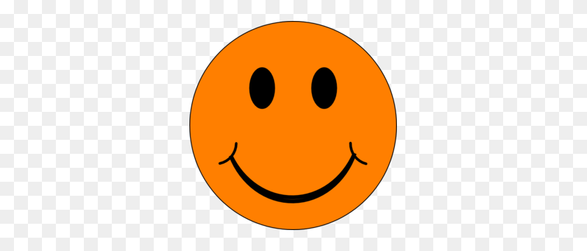297x299 Smiley Face Graphic Free Orange Smiley Face Clip Art Smile - Smile Clipart