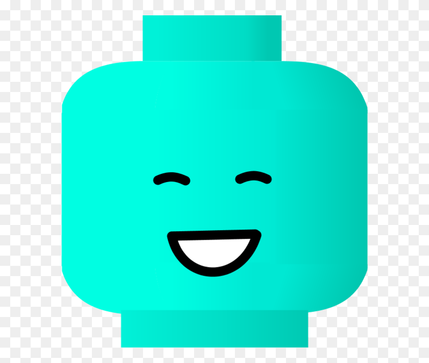 600x650 Smiley Face Lego Vector Clipart - Persona Triste Clipart